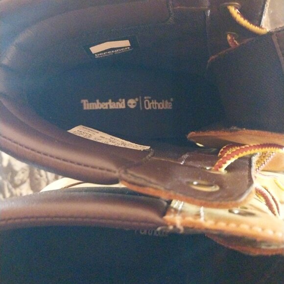 Timberland TB0A1KJH231 Boots Women's Wheat Leather 6-Inch Ankle Heel - Picture 9 of 10